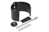 Кронштейн трубы на кирпич GL PU 125/90 мм металлич (RAL 7024)