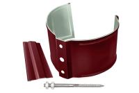 Кронштейн трубы на кирпич GL PE 125/90 мм металлич (RAL 3005)