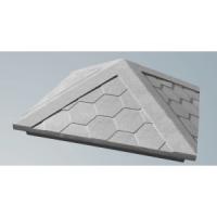 Колпак ППК под покраску 2 кирпича (Серый)