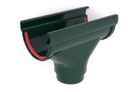 Воронка желоба GL Дизайн 135/90 мм ПВХ (Зеленый)