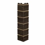 Угол VOX Vilo Brick DARK BROWN с фугой/ОПТИМА, Кирпич, темно-коричневый