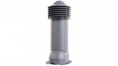 Труба вентиляционная для металлочерепицы, Viotto d-150мм, h-650мм, RAL 7024 утеплённая